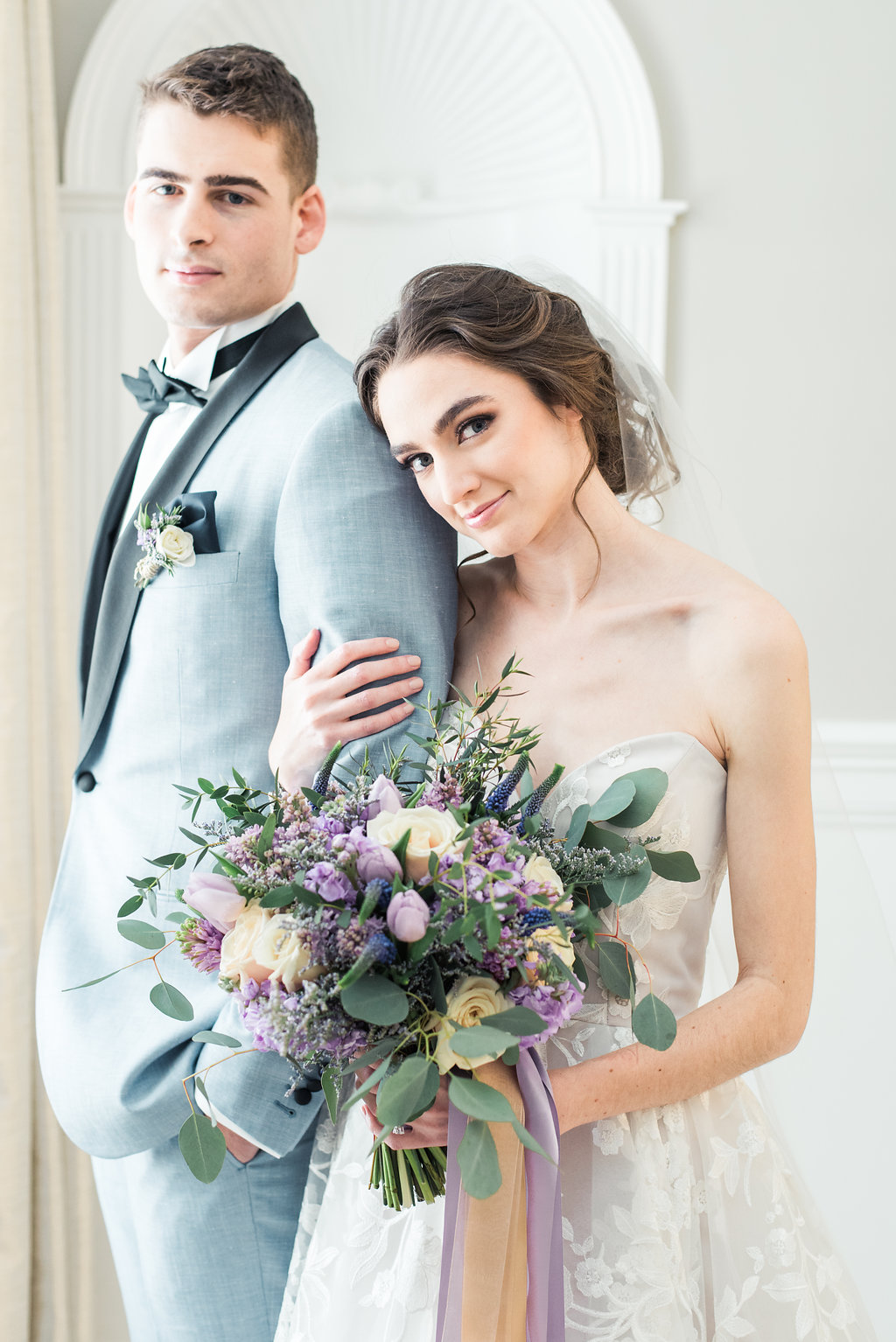 The Commons 1854 Bridal Styled Shoot Bride and Groom